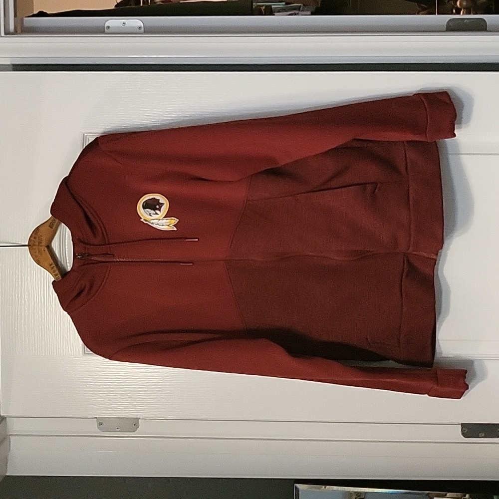 Washington Redskins Under Armour zip up jacket - GUC -LG- NFL Combined Authentic